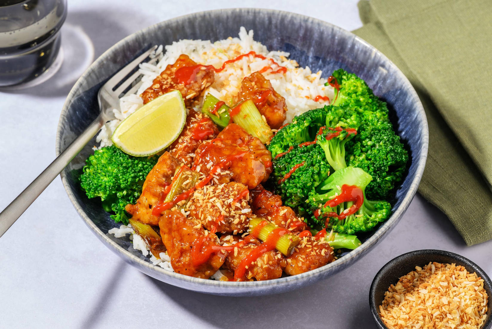 Spicy Sticky Bio-Pork mit Brokkoli