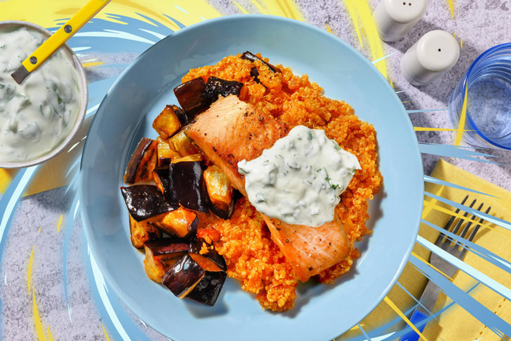 Power Up Lachs inspiriert von Mega-Lucario