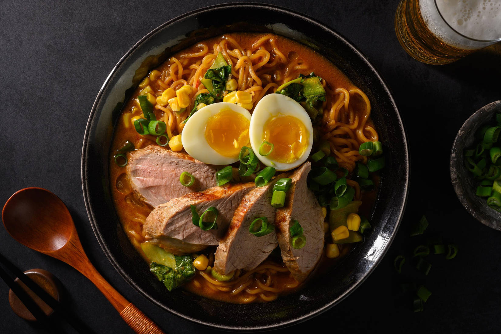 Luxe miso ramen met varkenshaas