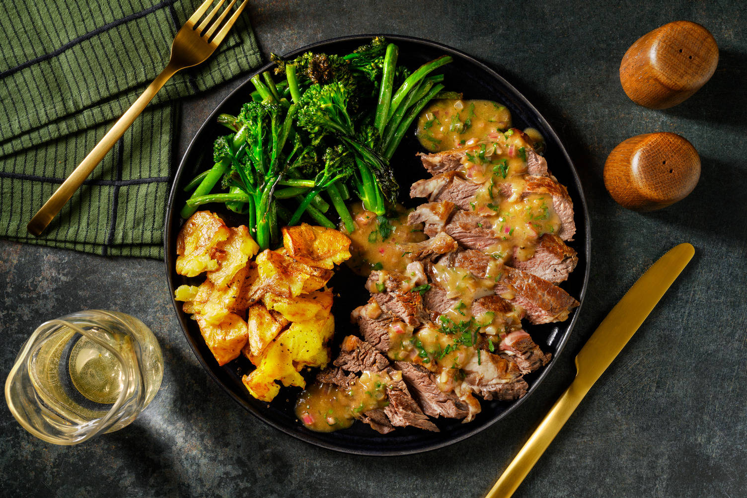 21 Day Aged Sirloin and Truffle Smashed Potatoes