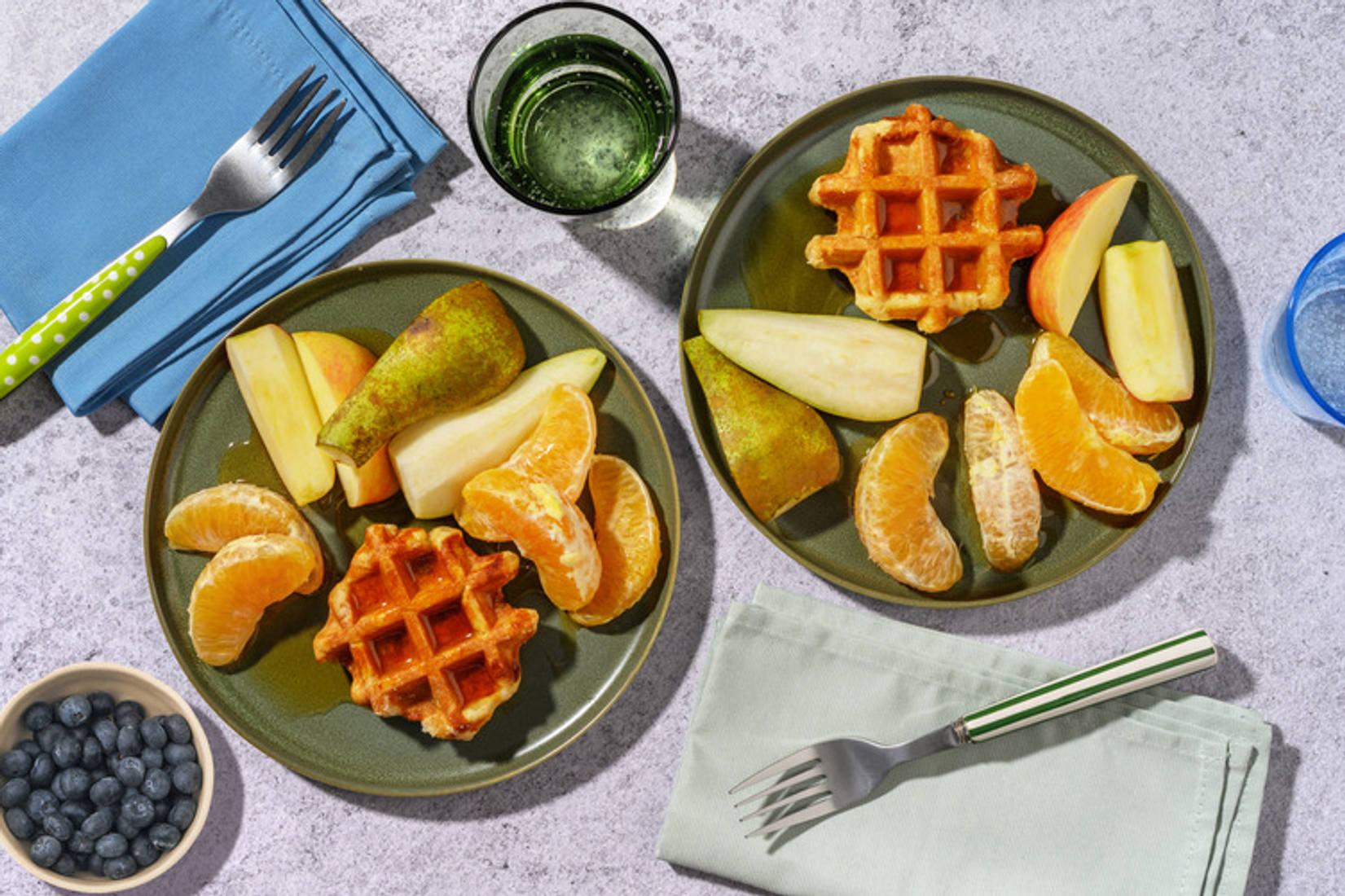 Kids' Waffle Snack Platter