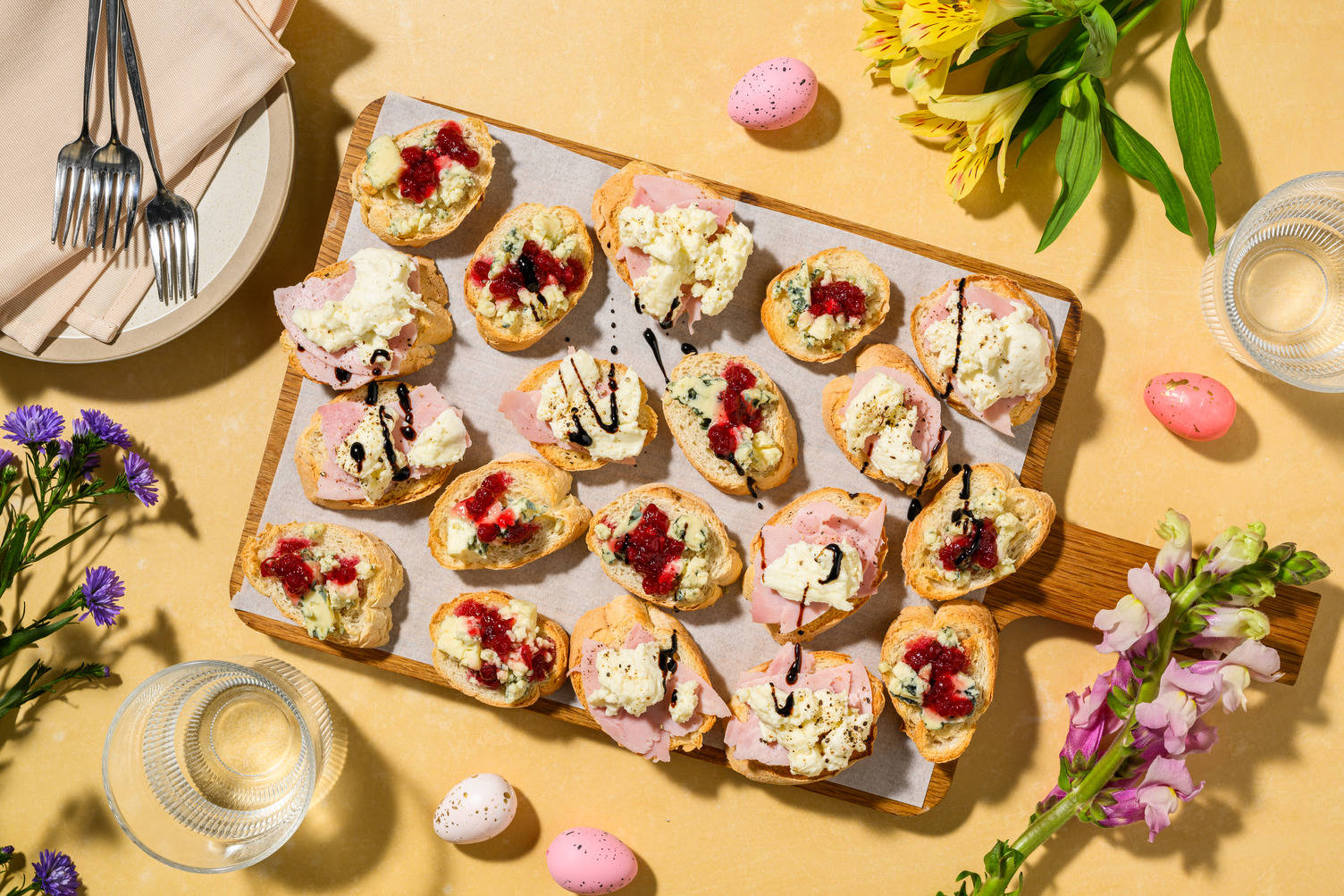 Easter Mixed Crostini Platter