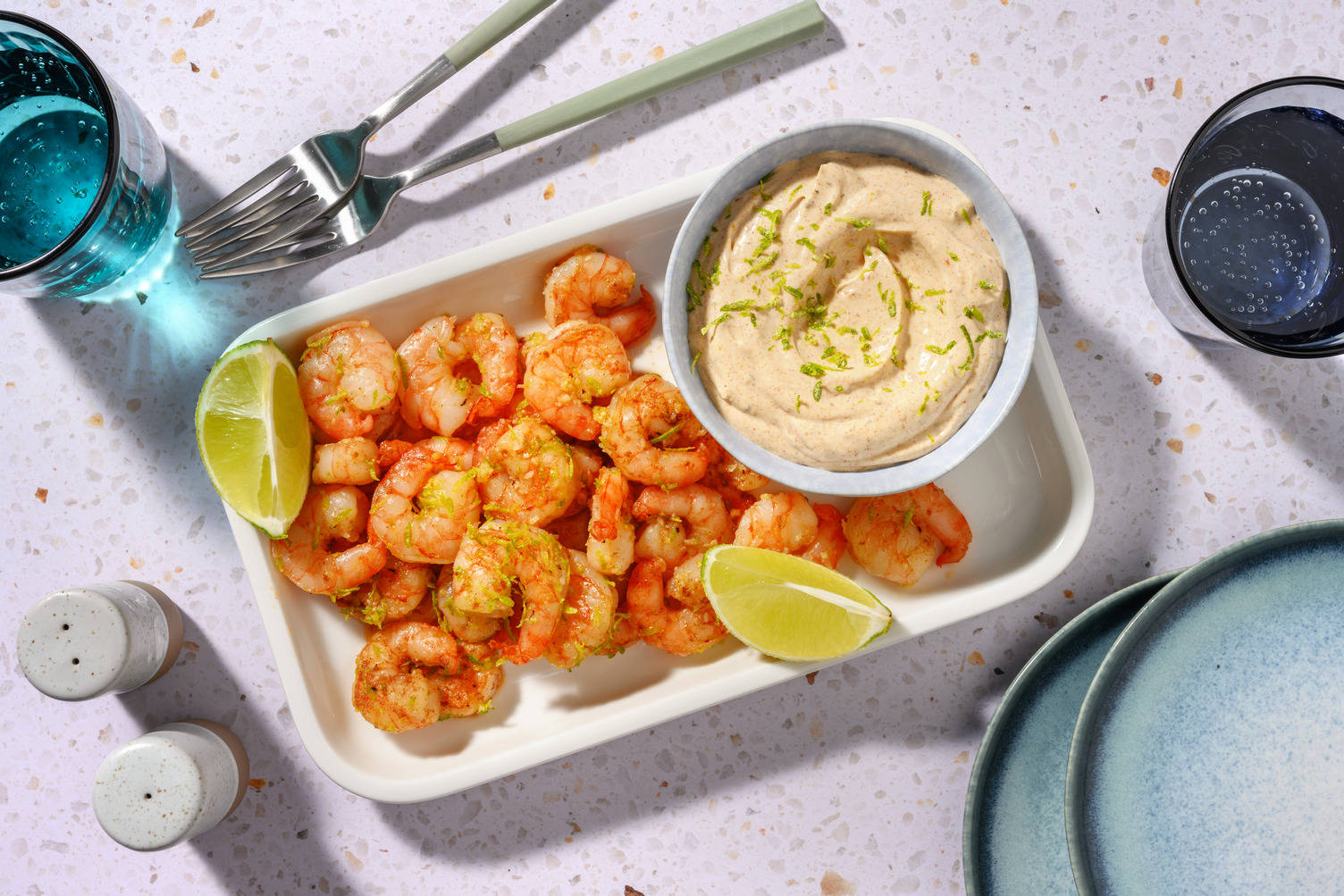 Creamy Cajun Style Prawns