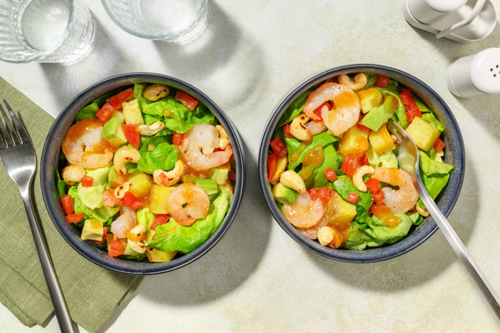 Prawn, Avocado and Mango Chutney Salad