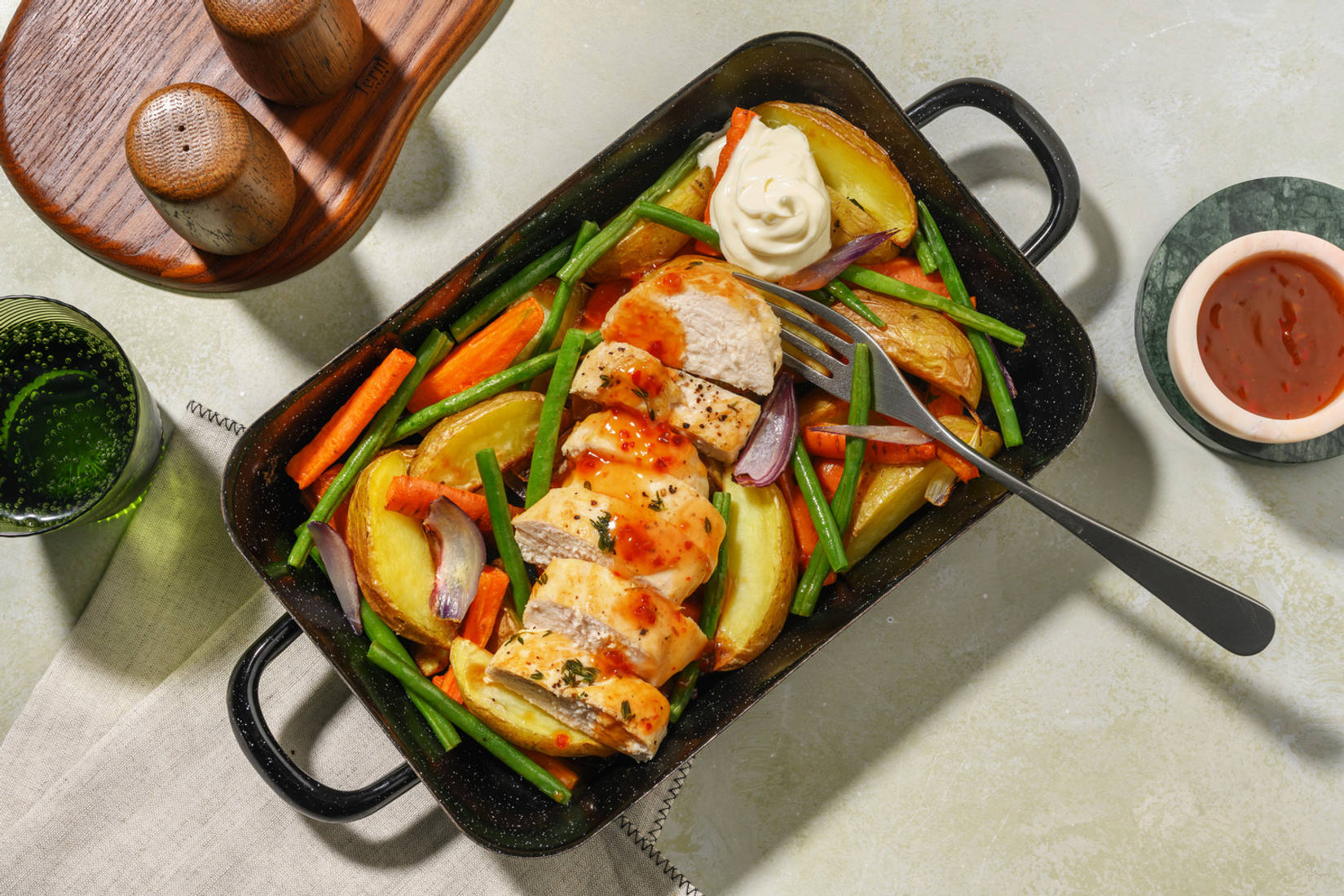 Family Favourite Thyme Roasted Chicken