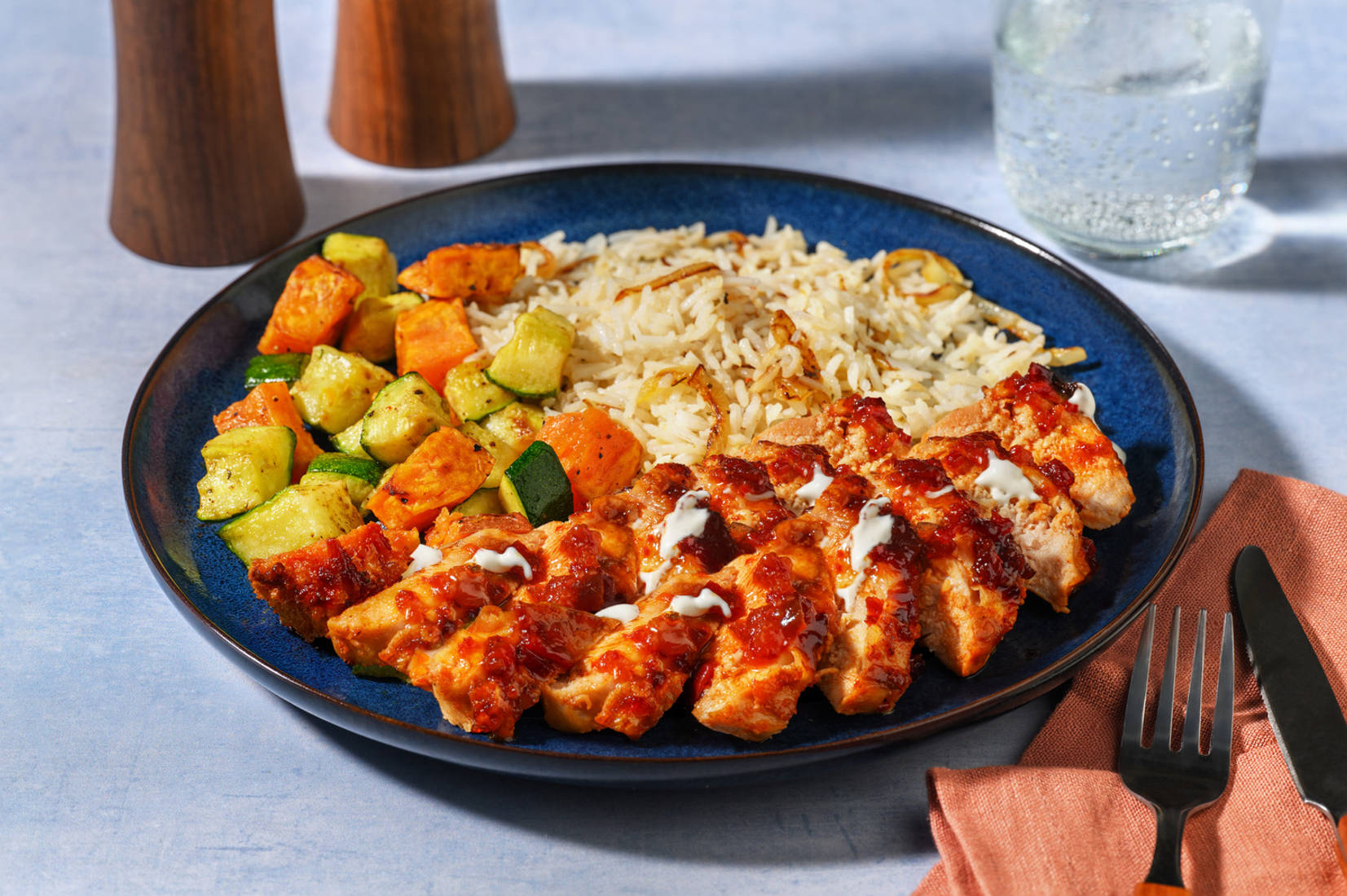 Oven-Baked Glazed Paprika Double Chicken