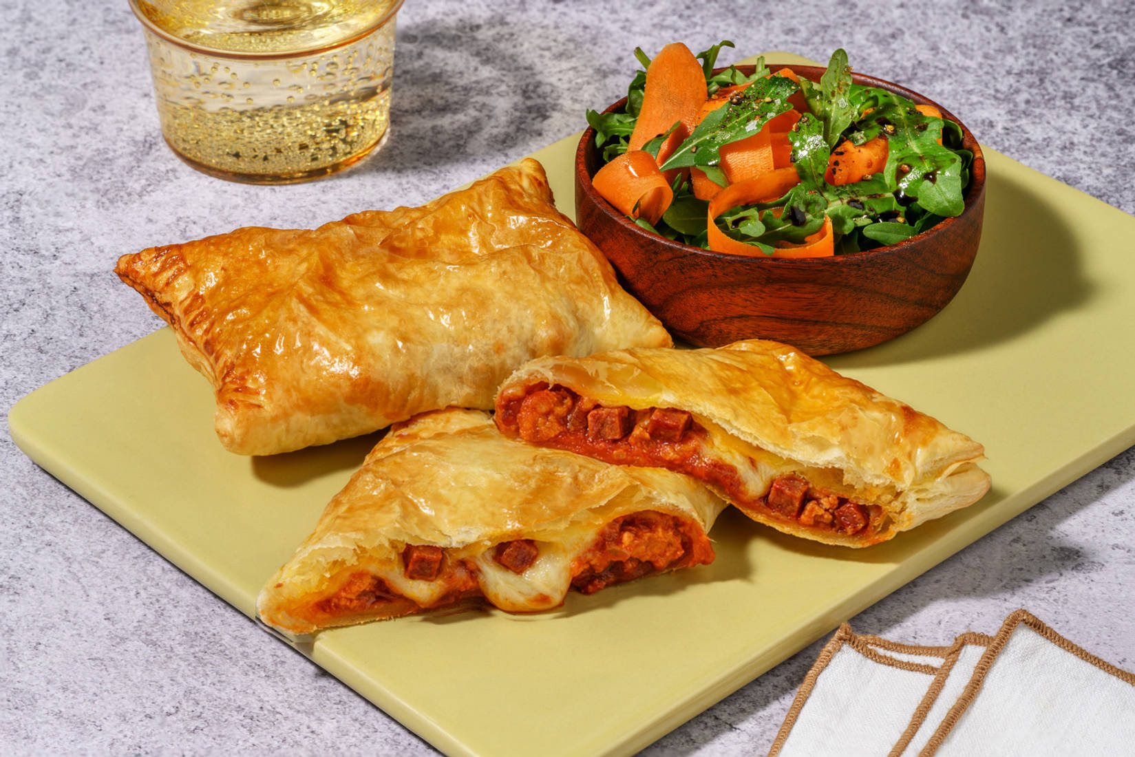 Handmade Cheesy Beef, Pork and Chorizo Empanada Pockets