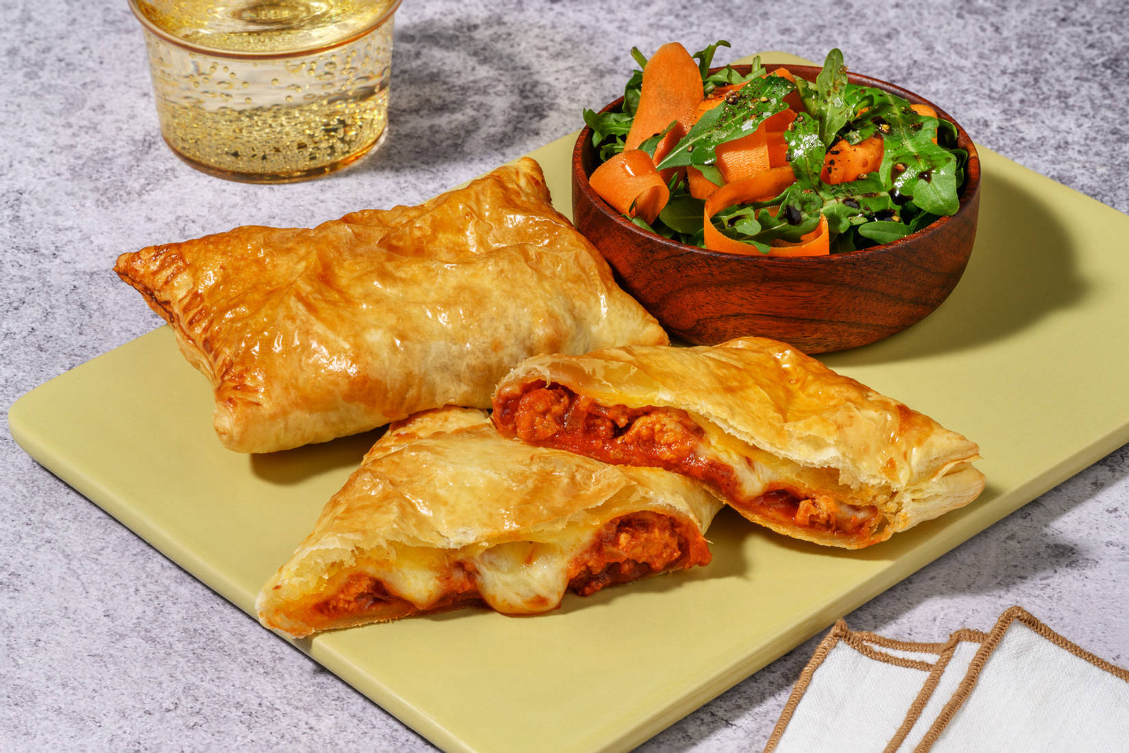 Handmade Cheesy Beef and Pork Empanada Pockets