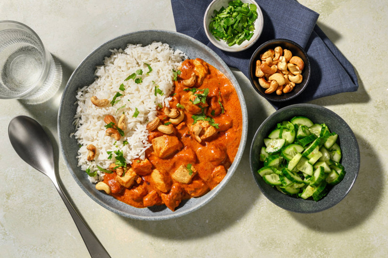 Butter Chicken Curry with Prawns