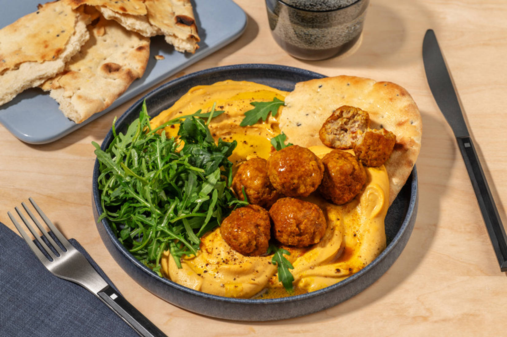 Polpette di pollo alle spezie Ras El Hanout