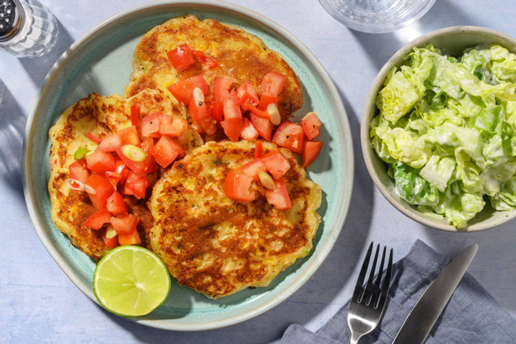 Tex-Mex-Pancakes mit Mais