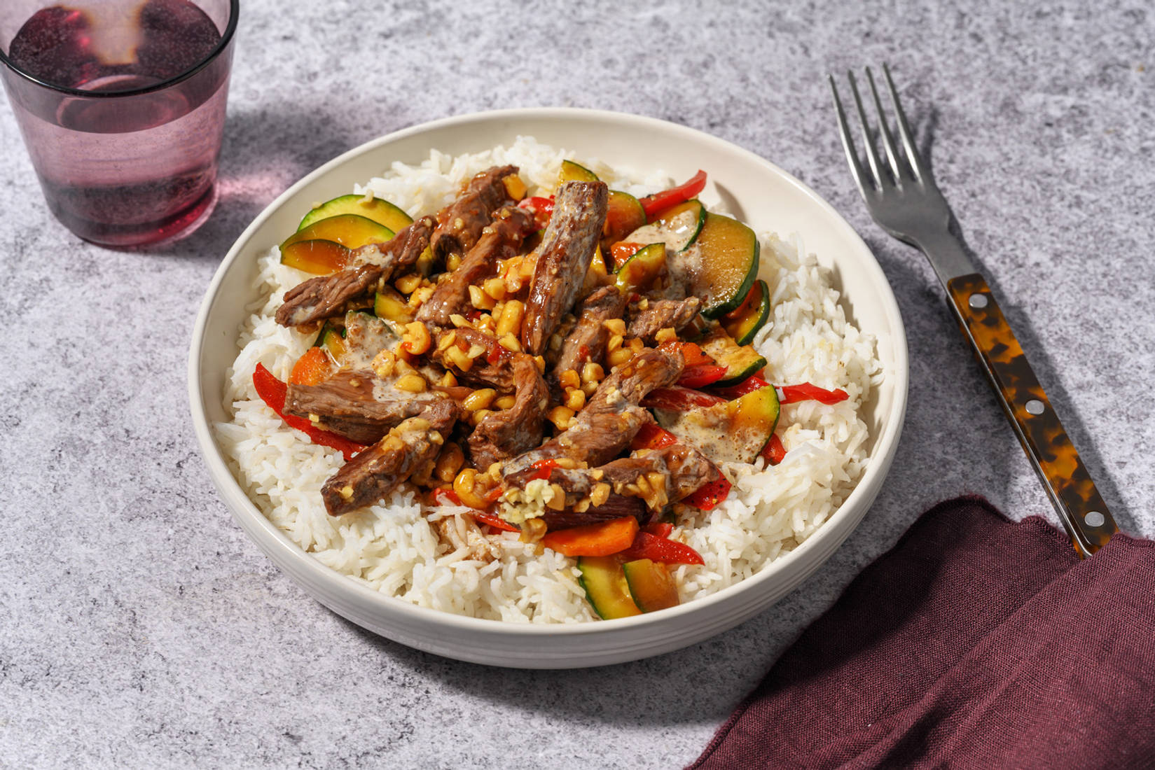 Double Sweet Chilli & Peanut Beef Stir-Fry