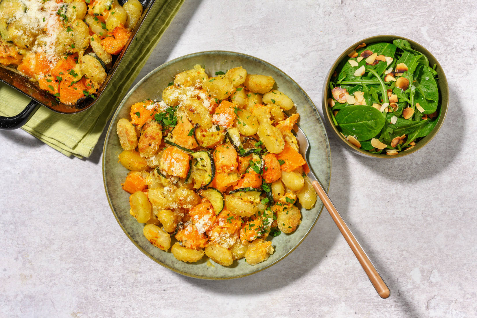 Baked Rosemary Pumpkin & Parmesan Gnocchi
