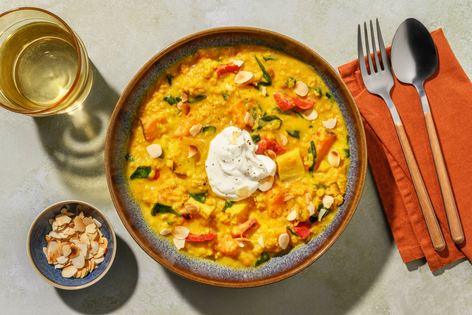 Hearty Lentil & Roast Veggie Curry 