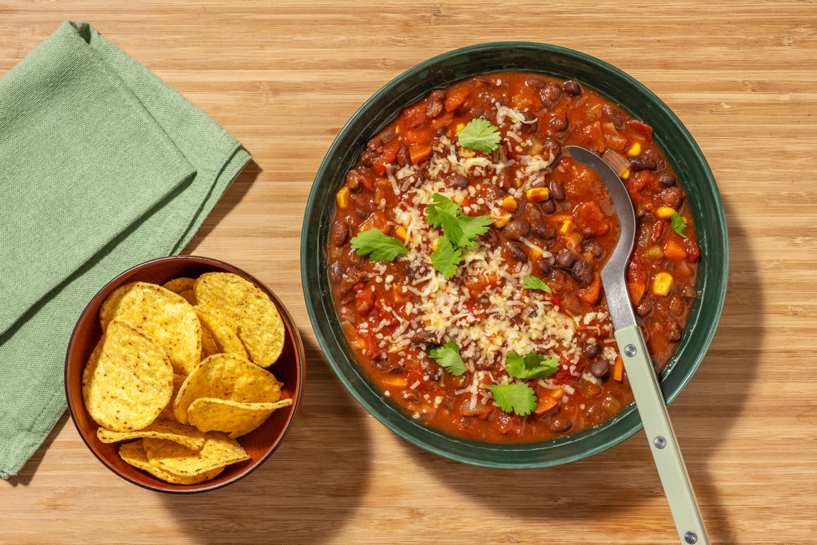 One-Pot Mexican Bean, Halloumi & Veggie Soup