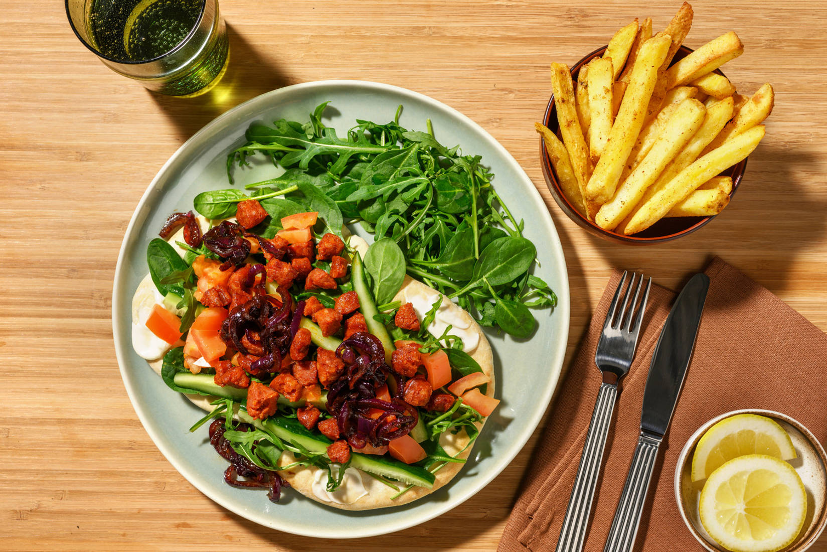 Loaded Double Chorizo & Sticky Onion Flatbreads