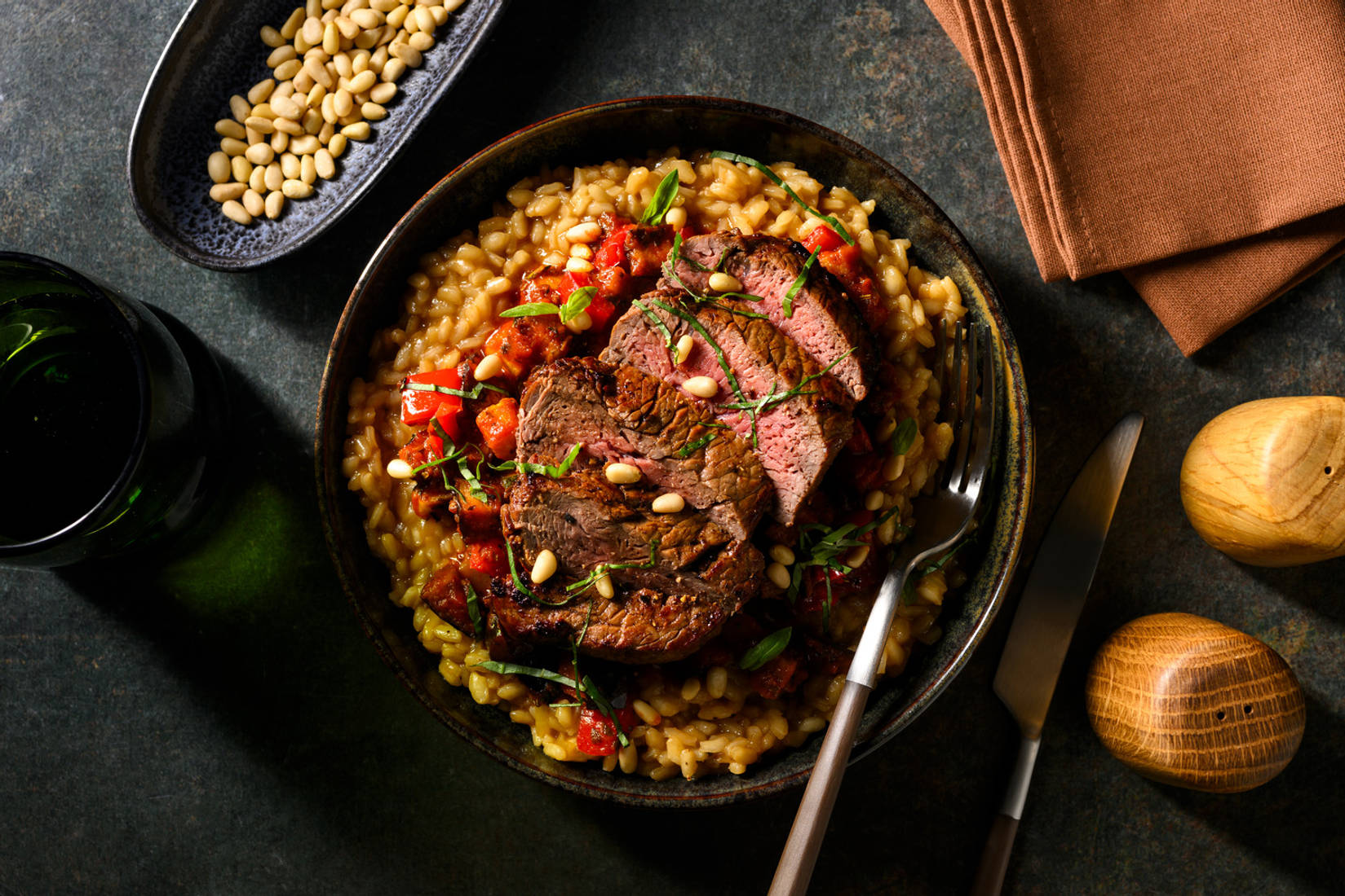 Filet Mignon de bœuf & légumes à la provençale