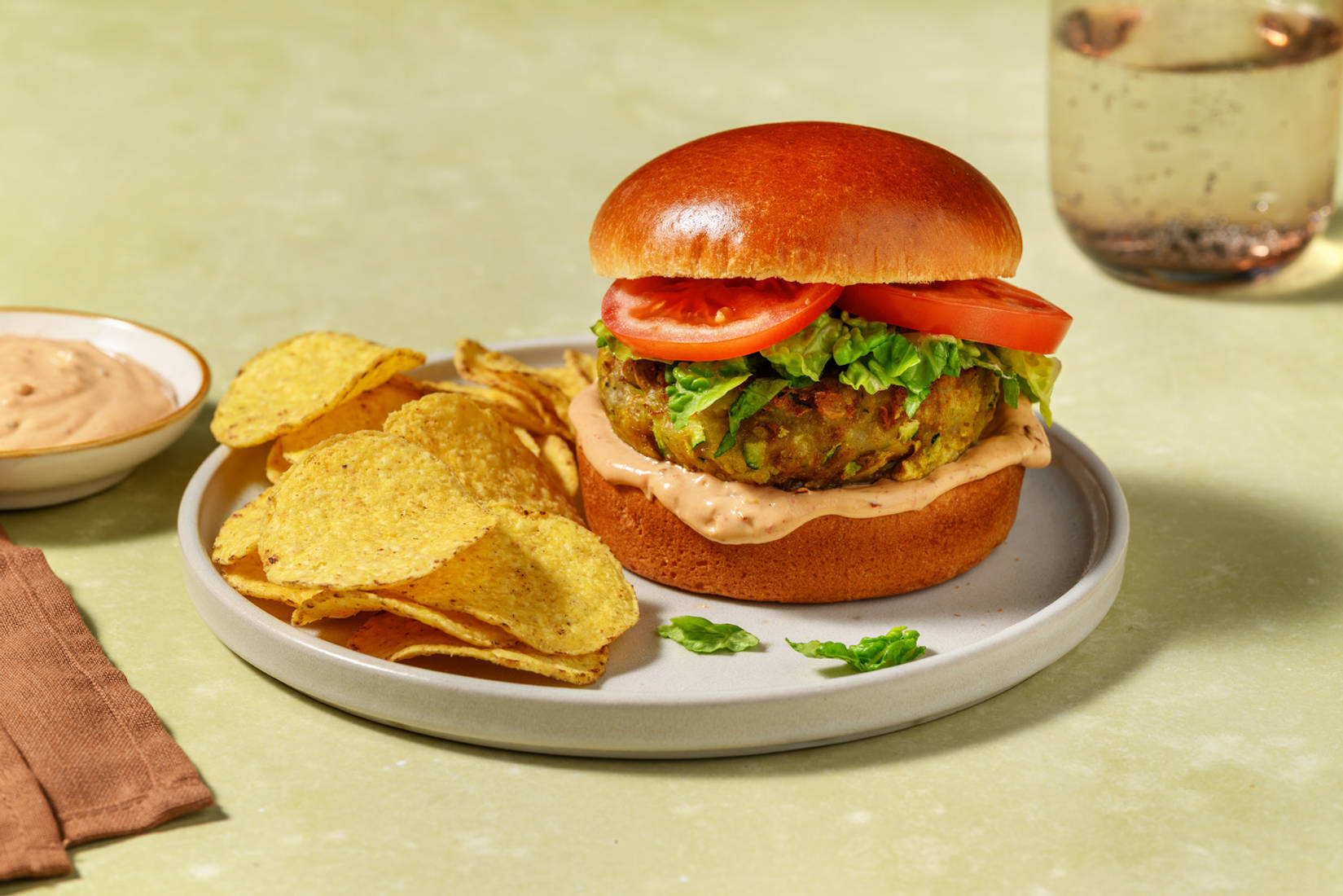 Picante Bean, Lentil & Zucchini Burger