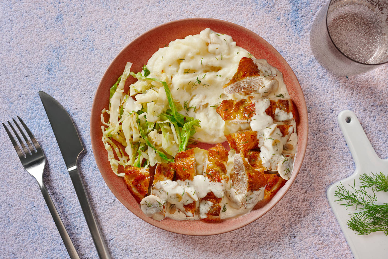 Swedish Style Creamy Dill Salmon