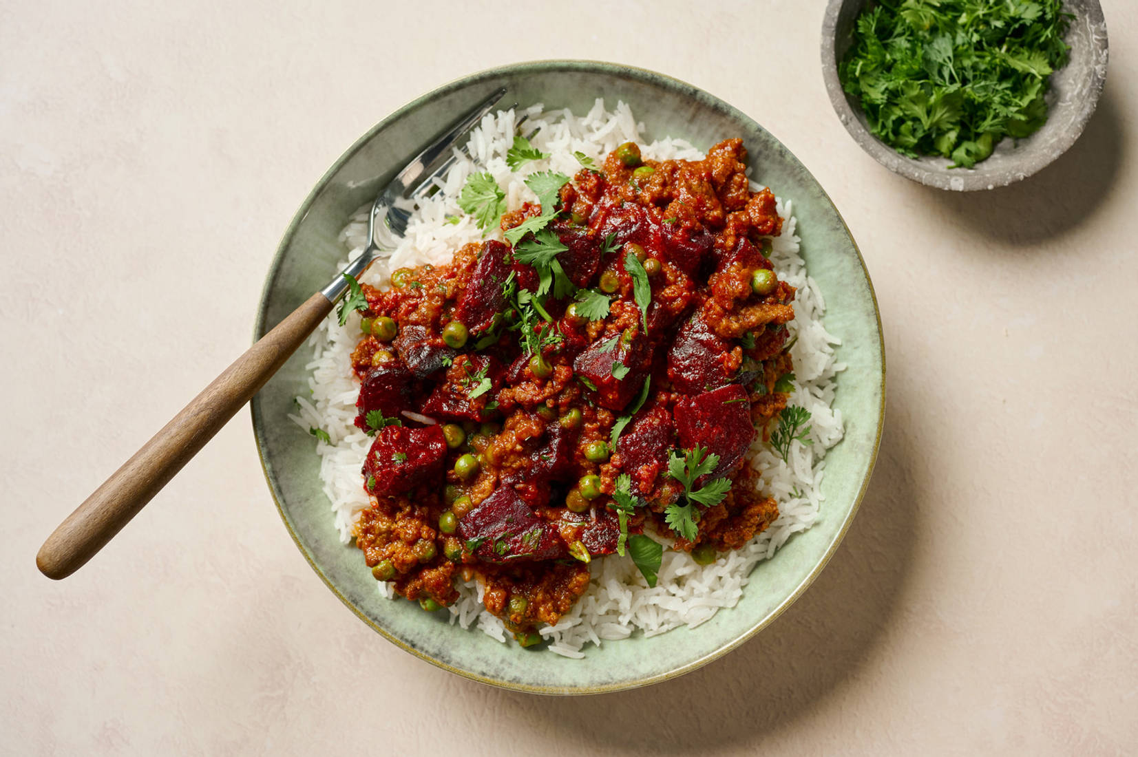 Chukandar Gosht Inspired Beef and Beetroot Curry