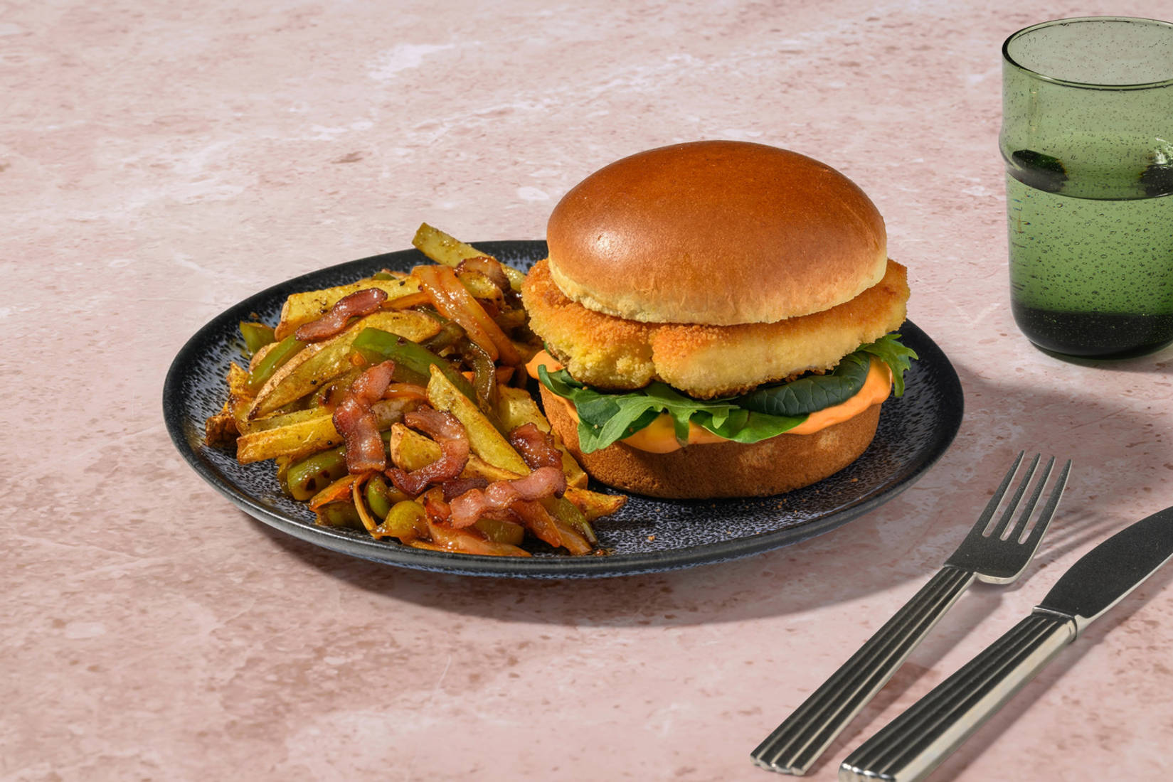 Ireland's Crispy Chicken Burger 