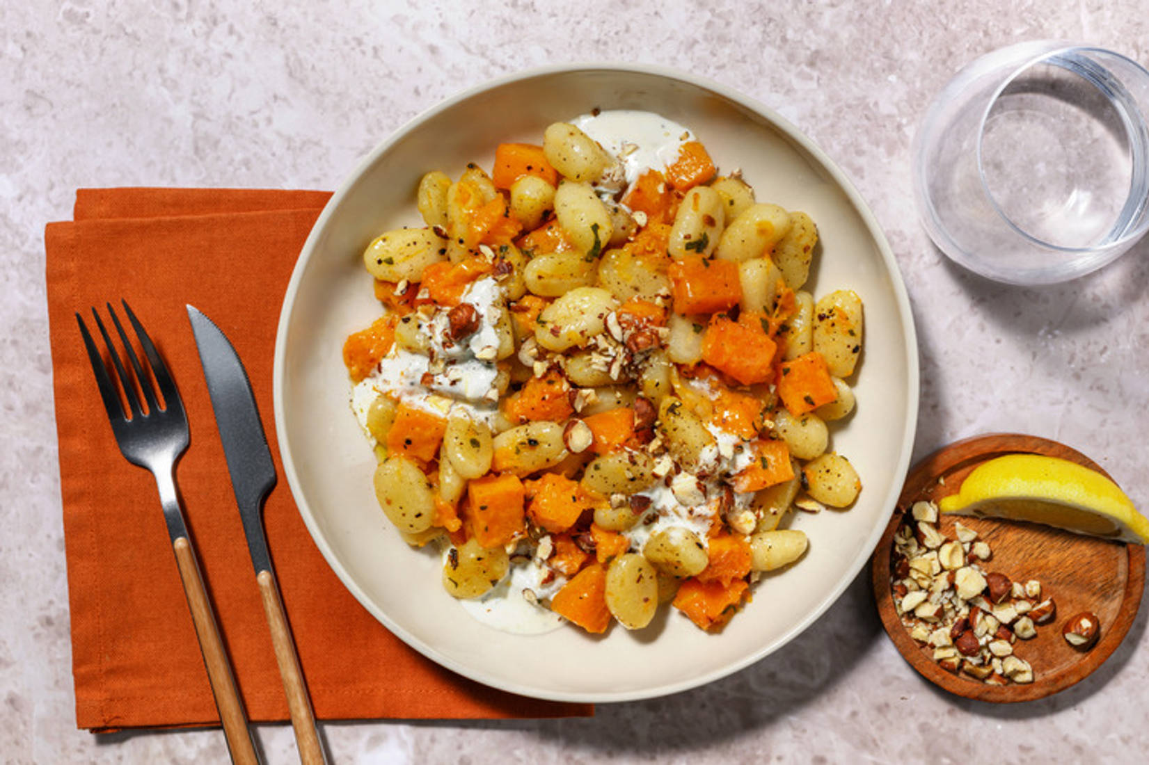 Sage Roasted Butternut and Gnocchi with Irish Chicken