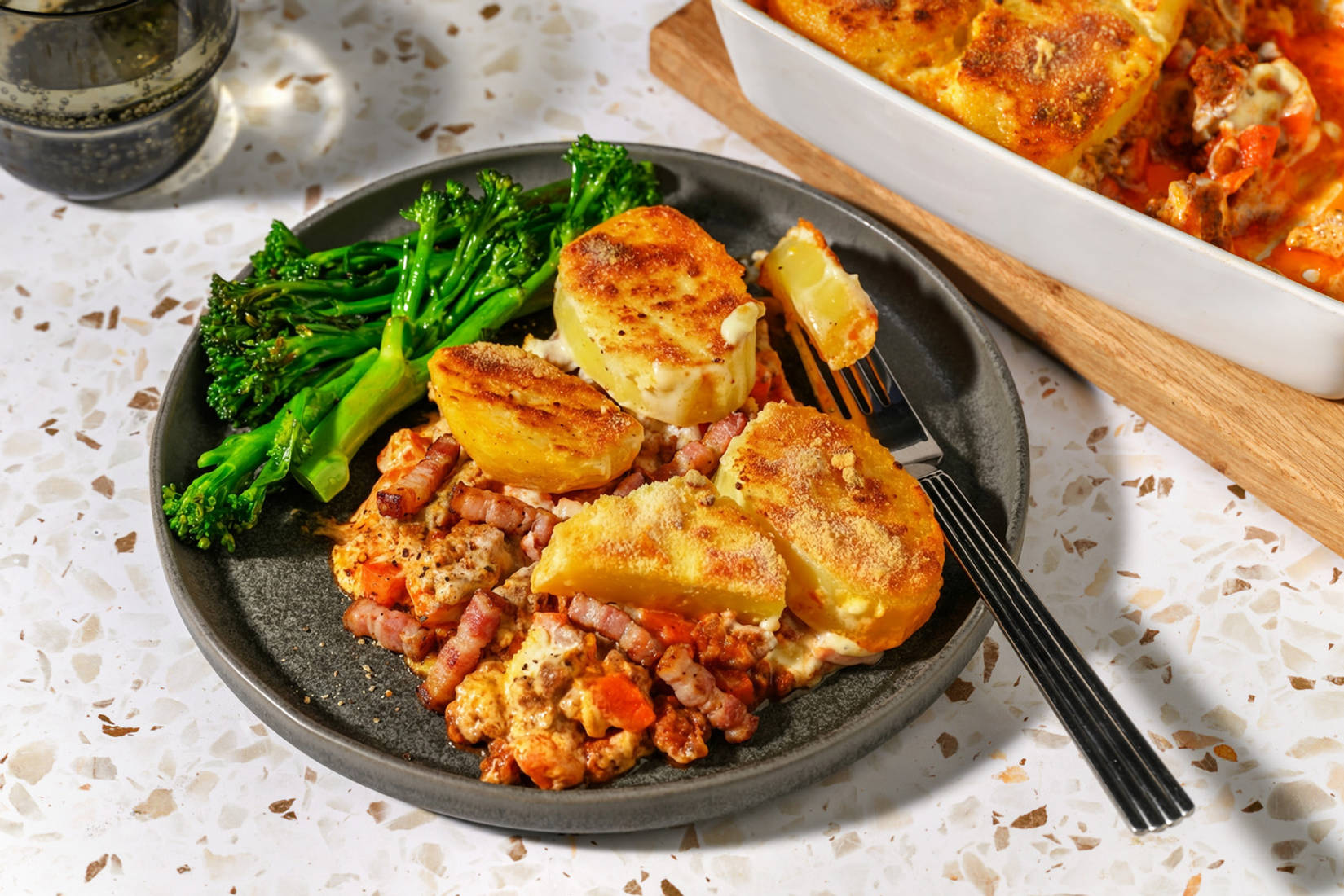 Anushka's Dauphinoise Topped Bacon Cottage Pie