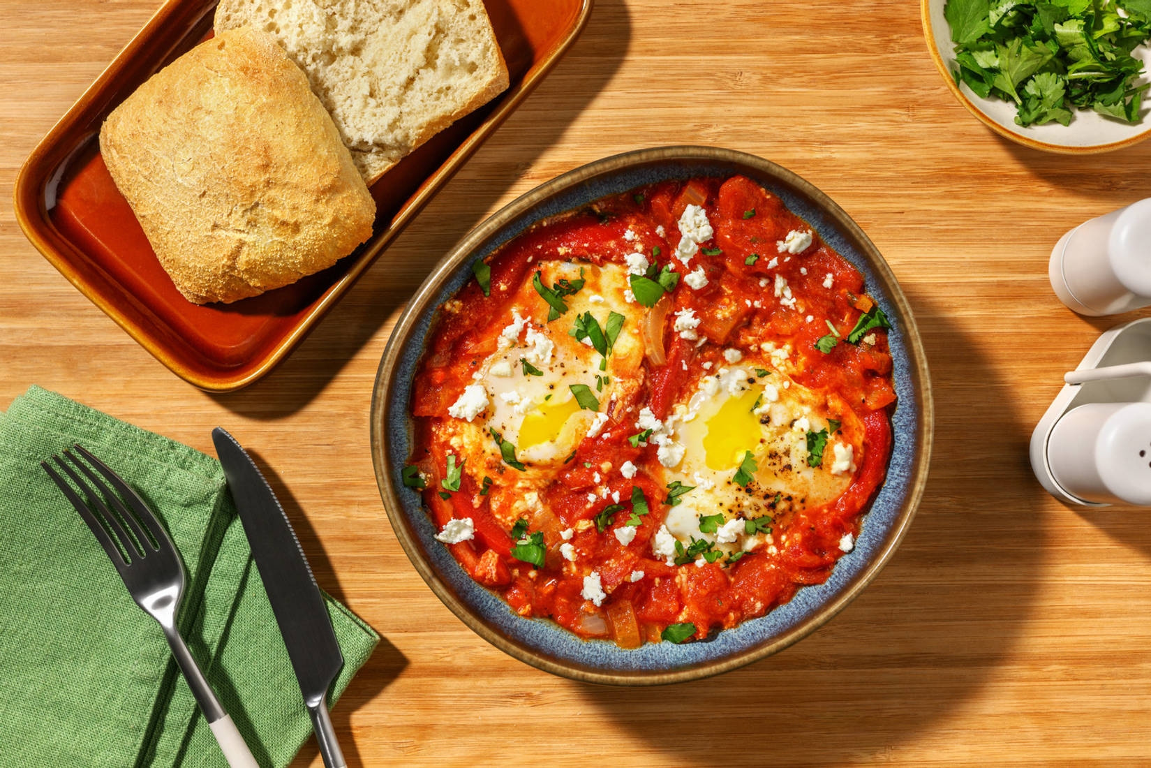 Chakchouka au chèvre frais & paprika