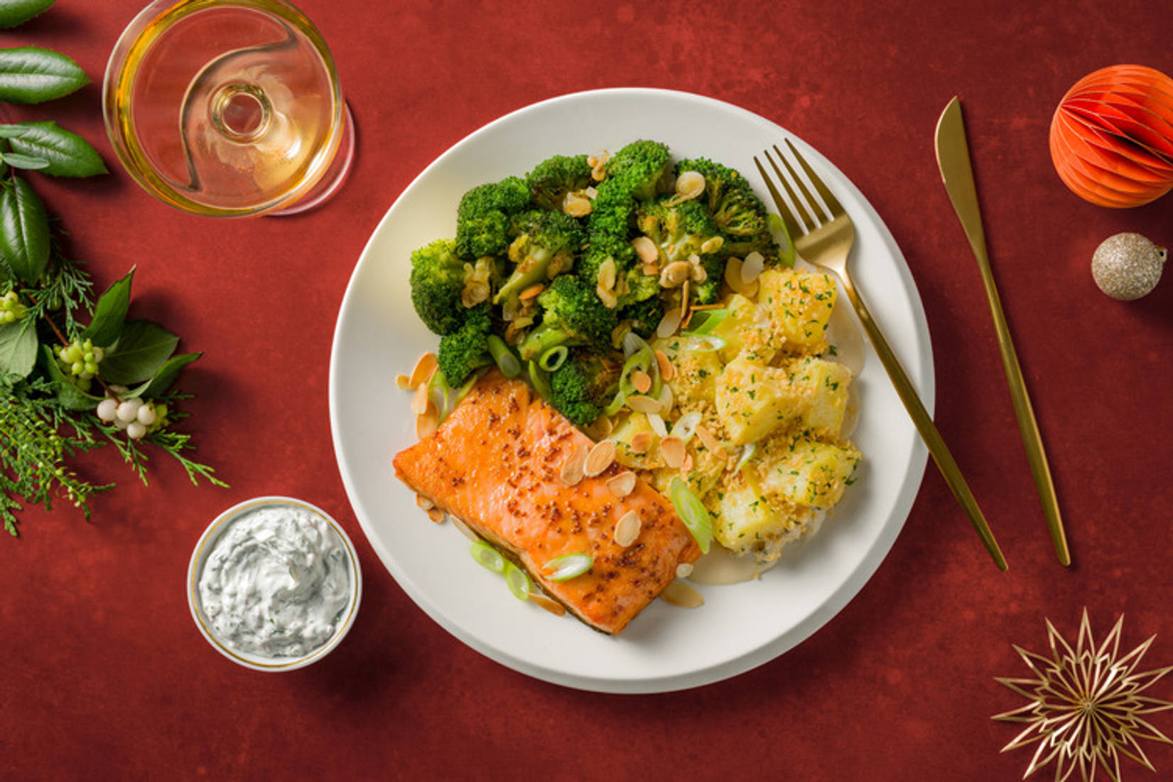 Zartes Lachsfilet mit Senf-Marinade 