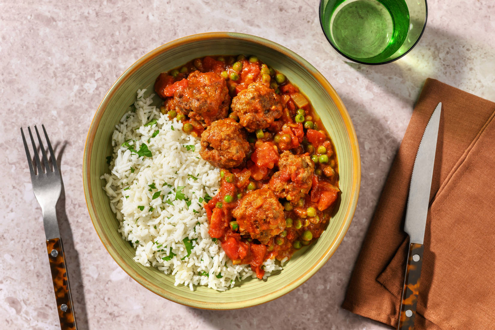 Boulettes de bœuf façon Keema Matar indien