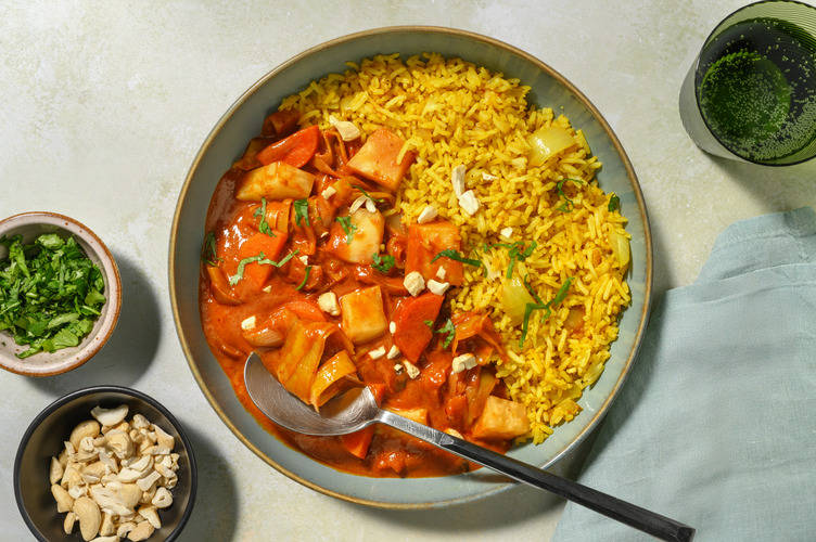 Navet & poireau façon Tikka Masala