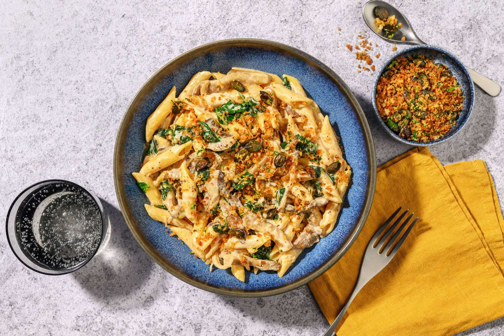 Cremet østershattepasta