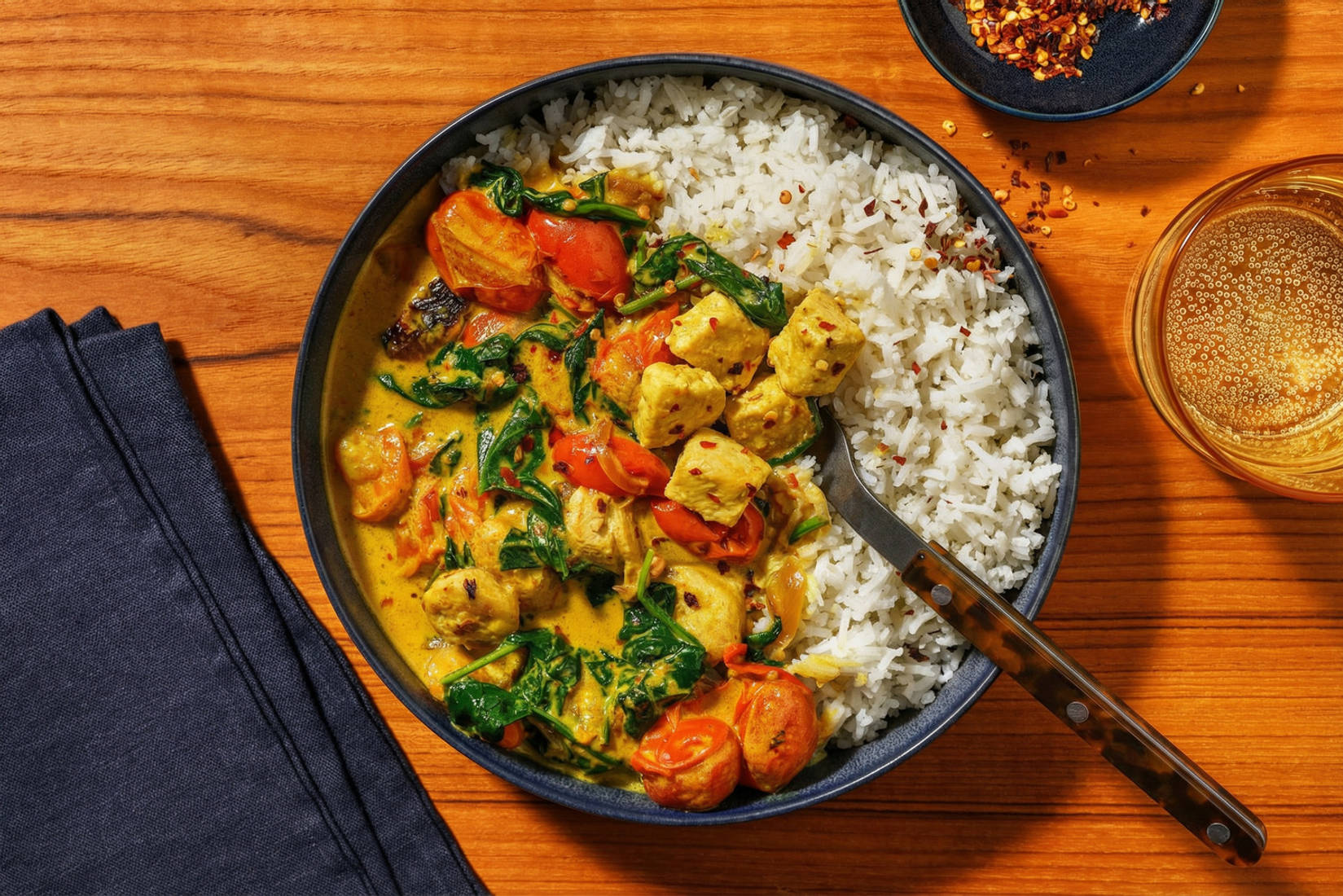 Chicken and Tomato Coconut Curry
