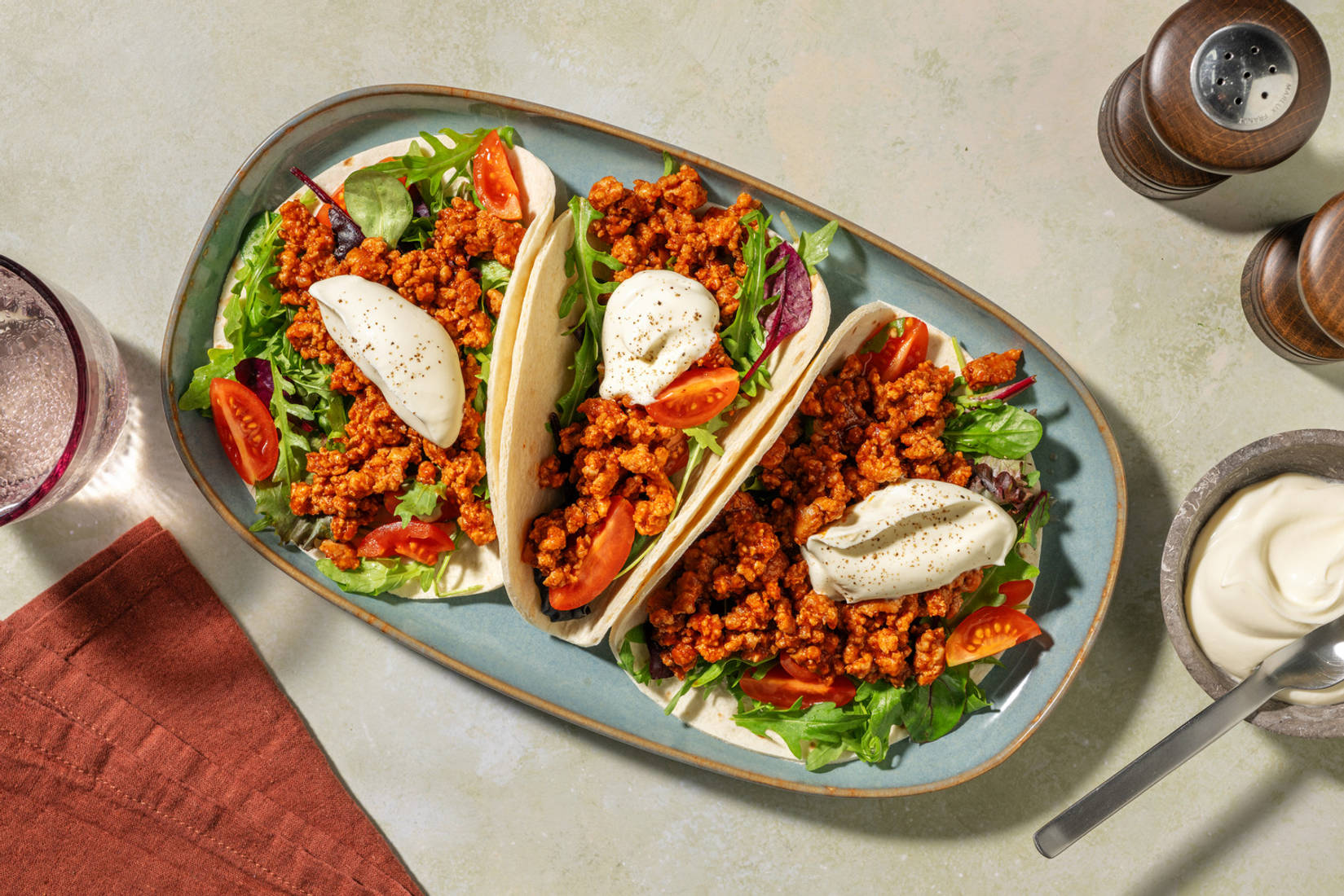 Super Quick Tex-Mex Style Beef Tacos