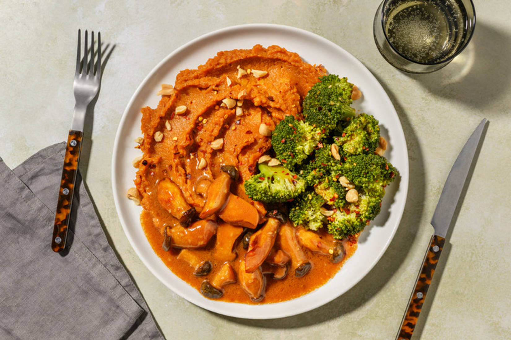 Miso-Limetten-Süsskartoffelpüree