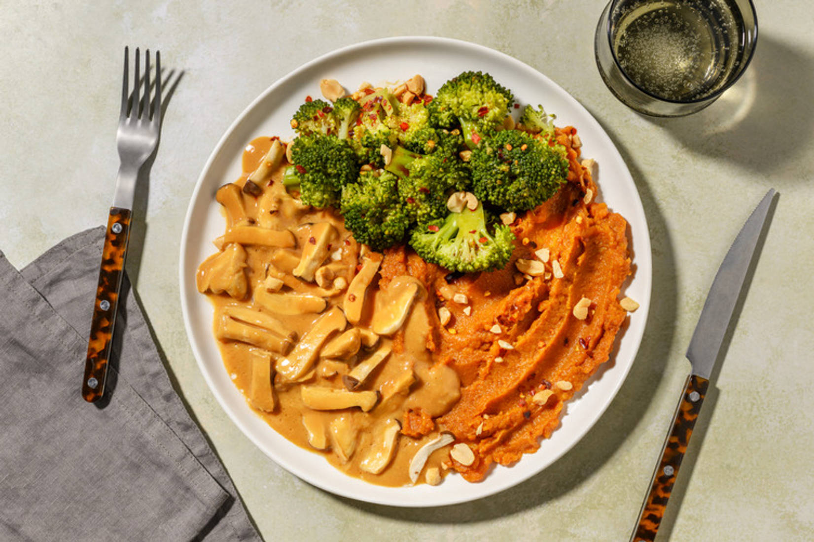 Miso-Limetten-Süsskartoffelpüree