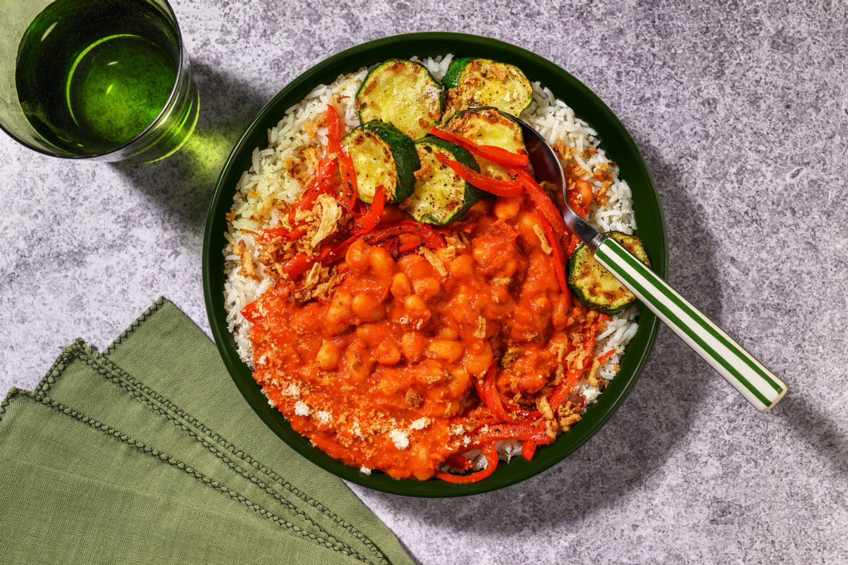 Veggie 'Nduja, Sun-Dried Tomato and Butter Bean Bowl