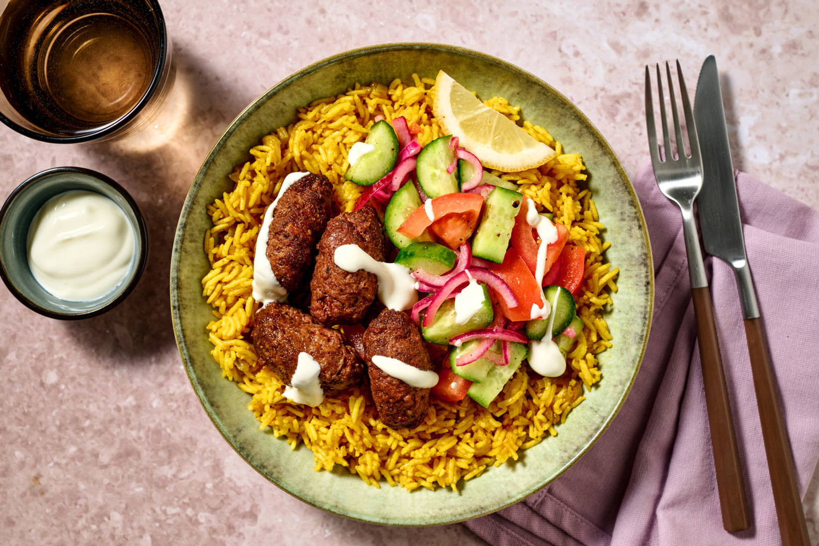 Air Fryer Chermoula Beef Koftas