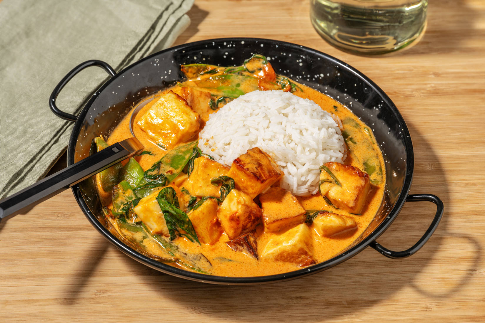 Halloumi Thai Red Style Curry