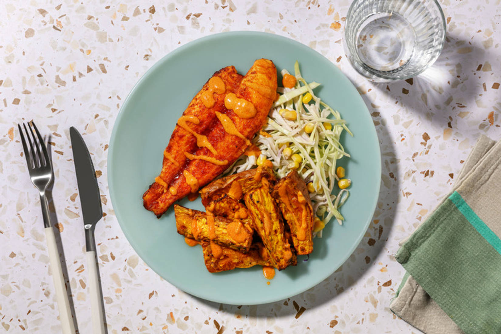 Double Basa in Creamy Cajun Sauce