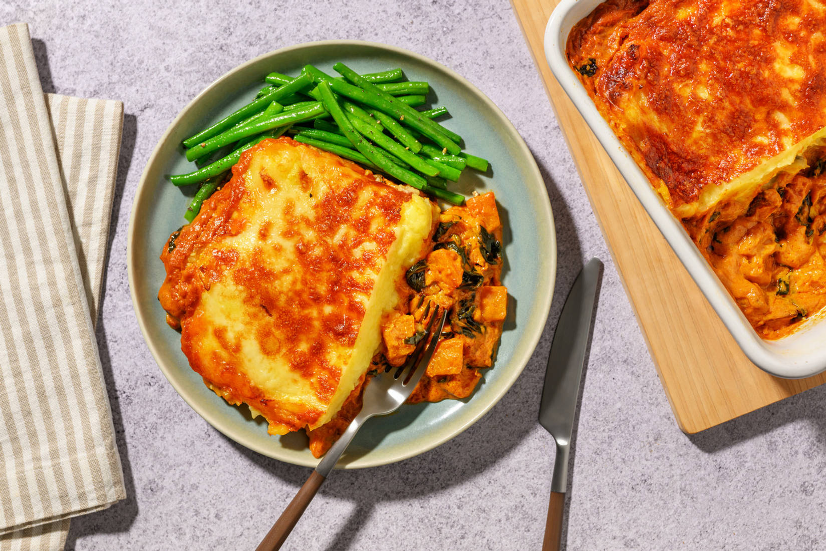Korma Spiced Butternut Squash Pie