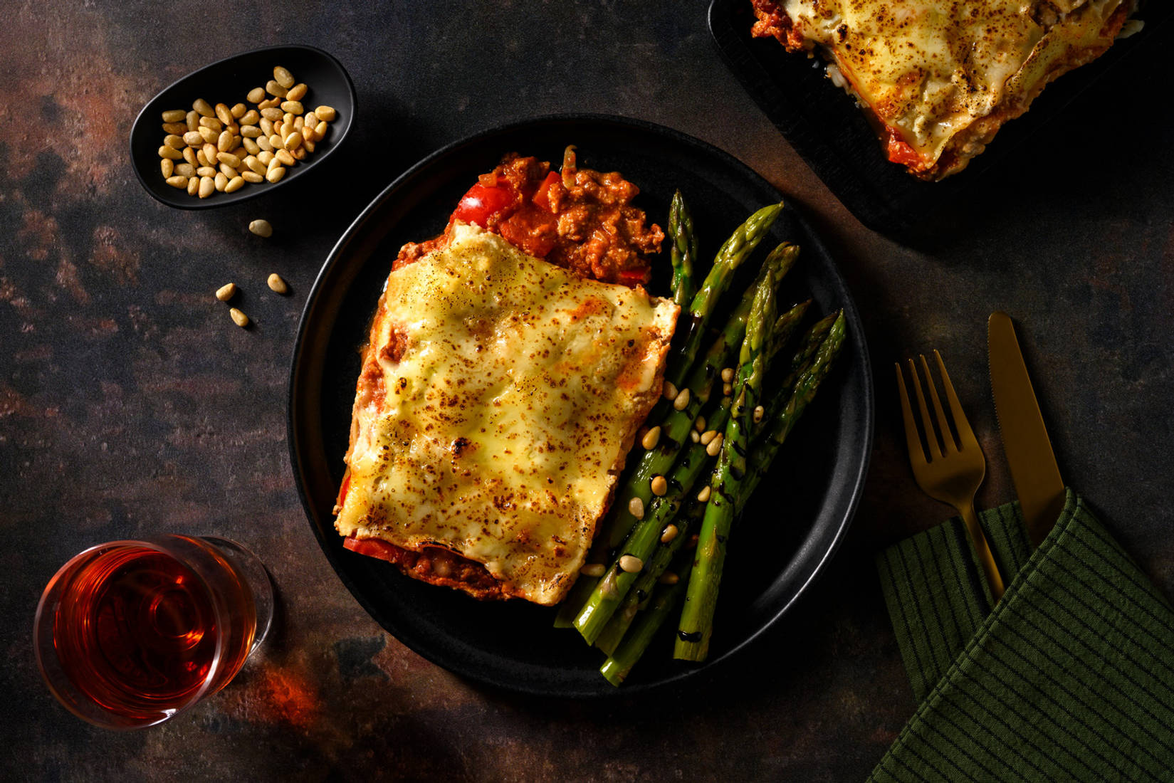 Triple Cheese Veggie Lasagne