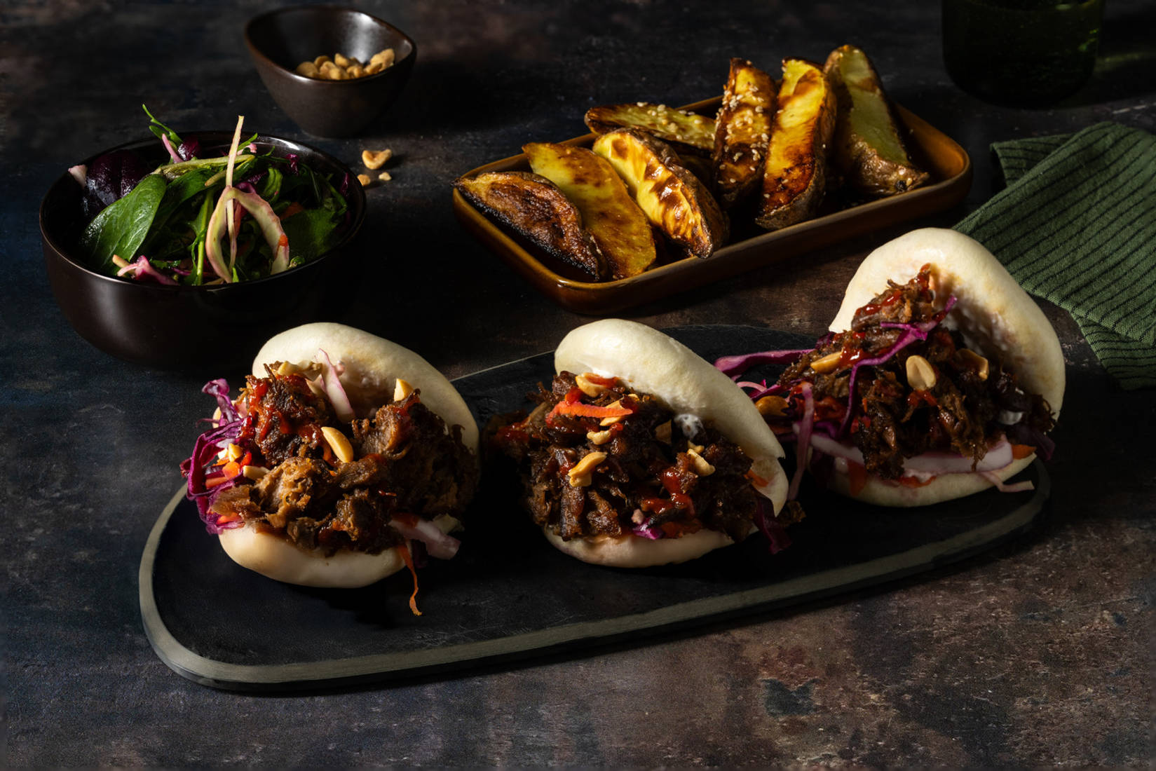 Teriyaki Meat-Free Chicken Bao