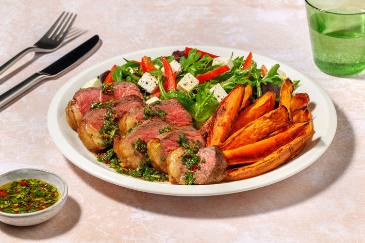 Beef Rump & Chimichurri Sauce