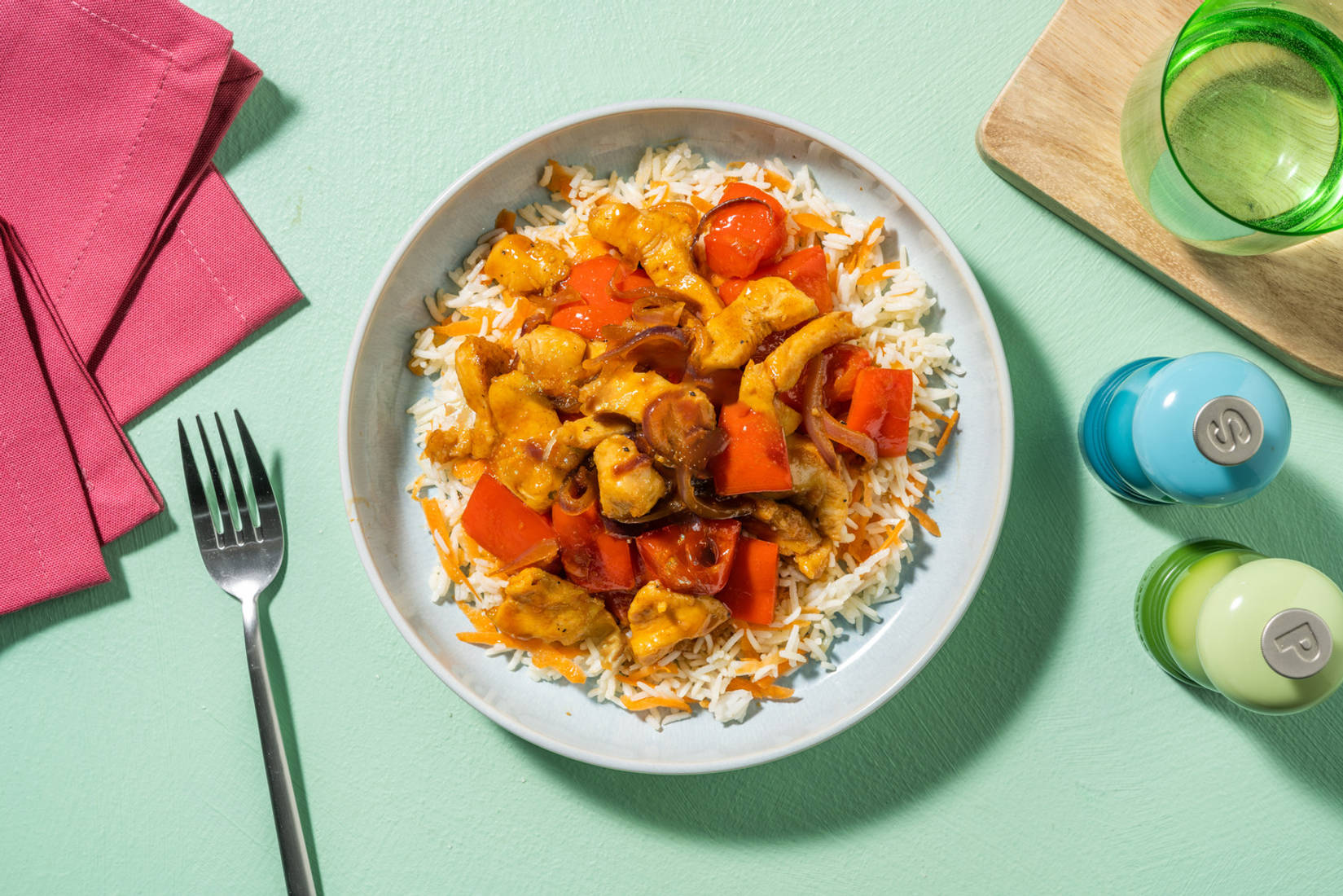 Teriyaki-glaserad kyckling