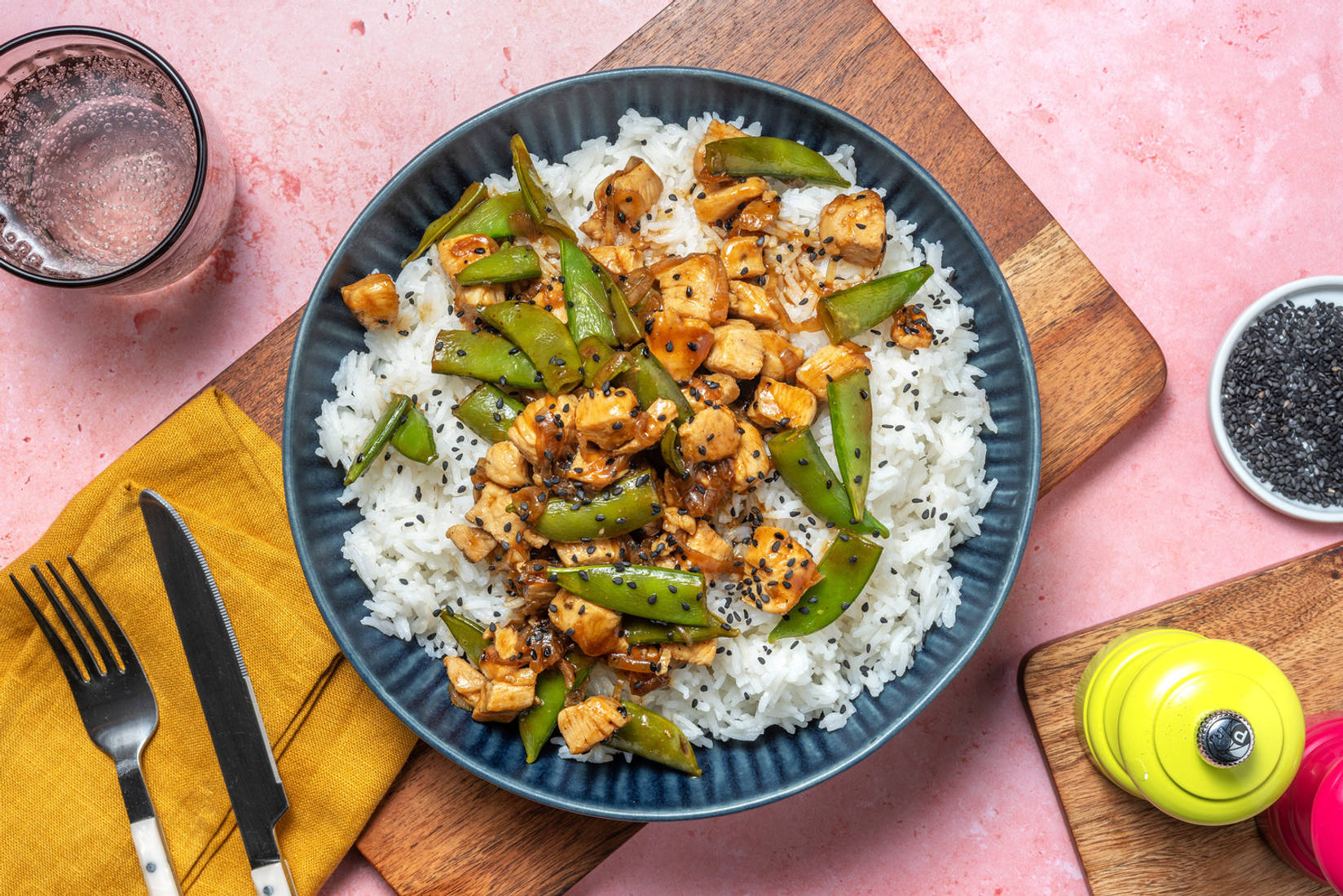 Sambal Teriyaki Chicken Stir-Fry