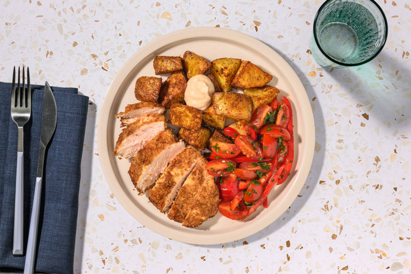 Cajunpanerad kyckling