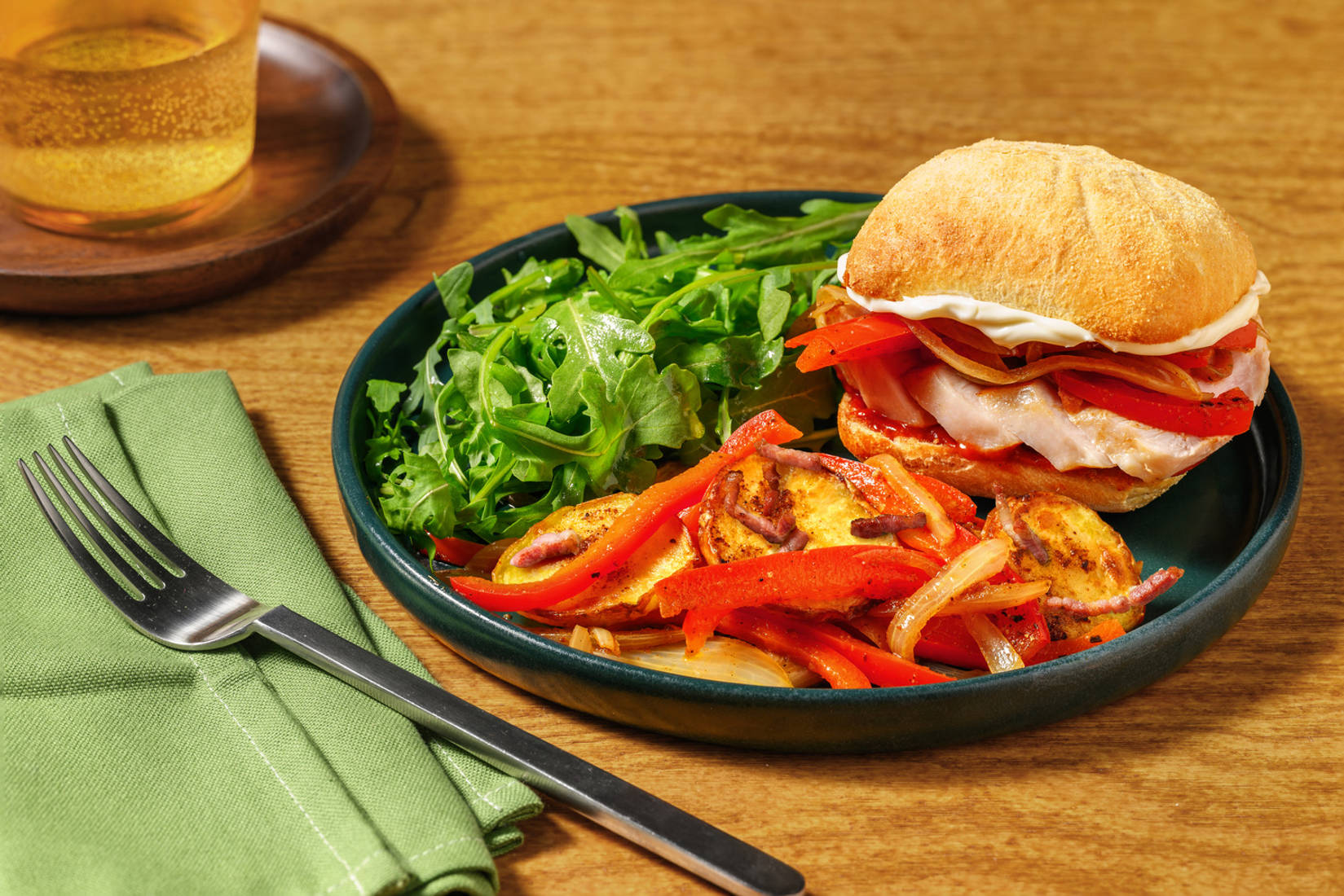 Portuguese Bifana Inspired Pork Sando