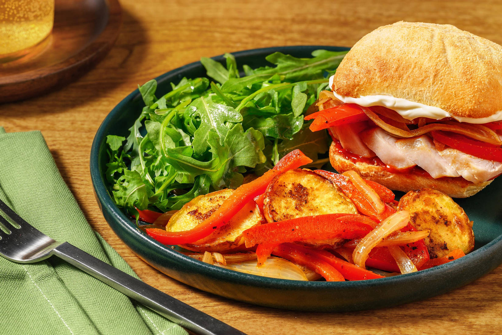 Portuguese Bifana Inspired Pork Sando