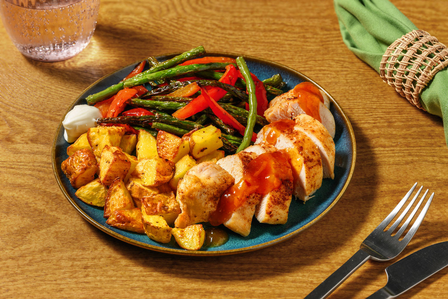 Caribbean Jerk Inspired Chicken Traybake